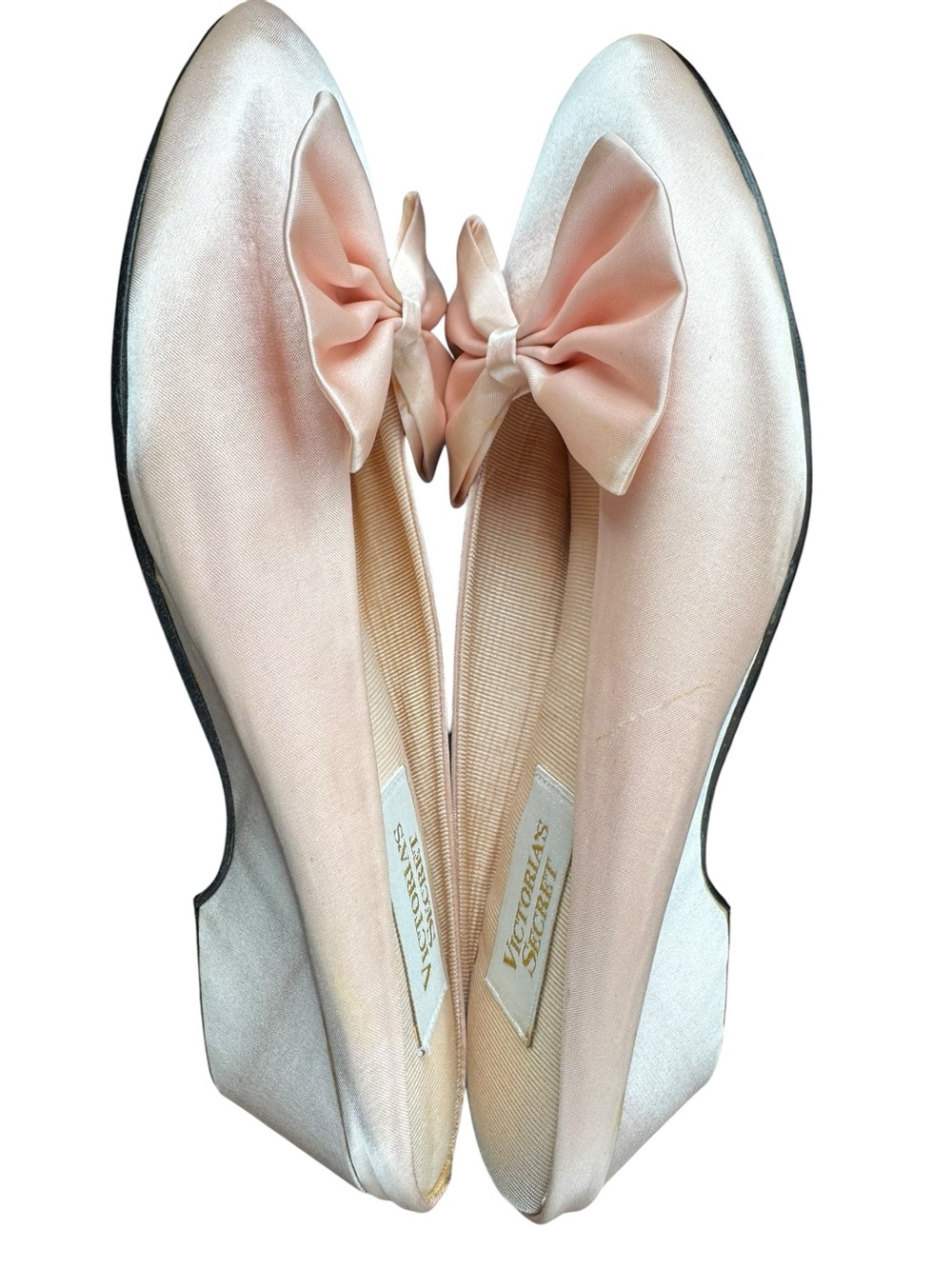 vintage Victoria's Secret Westgate satin slippers size 7/8 - Picture 10 of 12